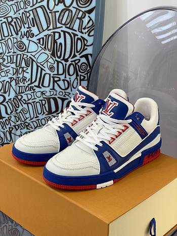 Louis Vuitton LV Trainer Blue Red
