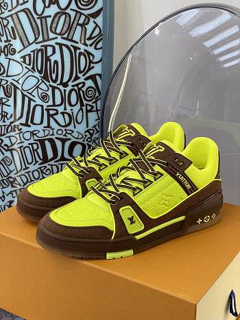 Louis Vuitton LV Trainer Brown Green 