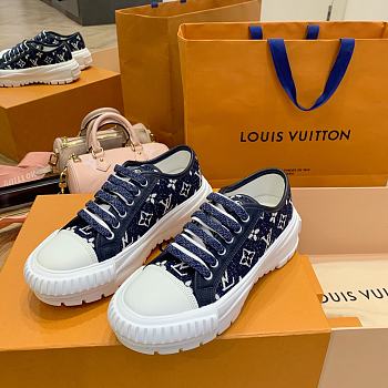 LV SQUAD BLUE SNEAKER