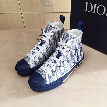 Dior B23 High Top Blue Oblique