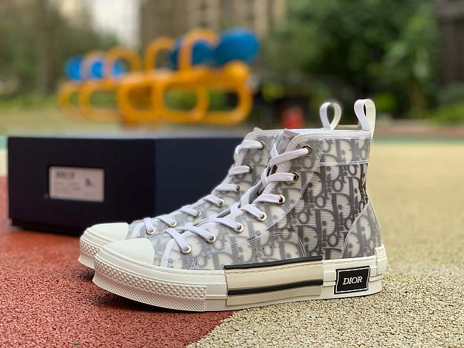 Dior B23 High Top Logo Oblique black  3SH118YJP_H069  - 1