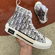 Dior B23 High Top Logo Oblique black  3SH118YJP_H069  - 4