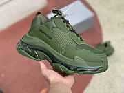 Balenciaga Triple S Clear Sole Dark Green 541624W2GA12325 - 6