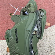 Balenciaga Triple S Clear Sole Dark Green 541624W2GA12325 - 4