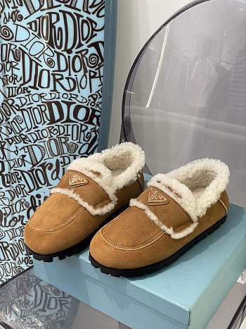 Shearling slippers Brown 