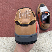 A Bathing Ape Bape SK8 Sta Brown Orange - 6