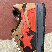 A Bathing Ape Bape SK8 Sta Brown Orange - 4