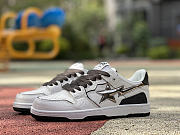 A Bathing Ape Bape SK8 Sta White Silver - 1