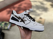 A Bathing Ape Bape SK8 Sta White Silver - 2