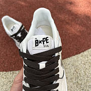 A Bathing Ape Bape SK8 Sta White Silver - 5