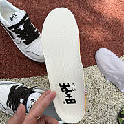 A Bathing Ape Bape SK8 Sta White Silver - 6