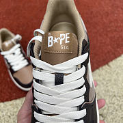 A Bathing Ape Bape SK8 Sta Brown Ivory - 5
