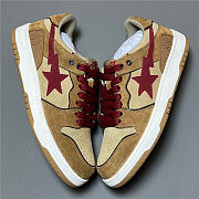 A Bathing Ape Sk8 Sta Wheat Red - 4