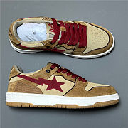 A Bathing Ape Sk8 Sta Wheat Red - 5