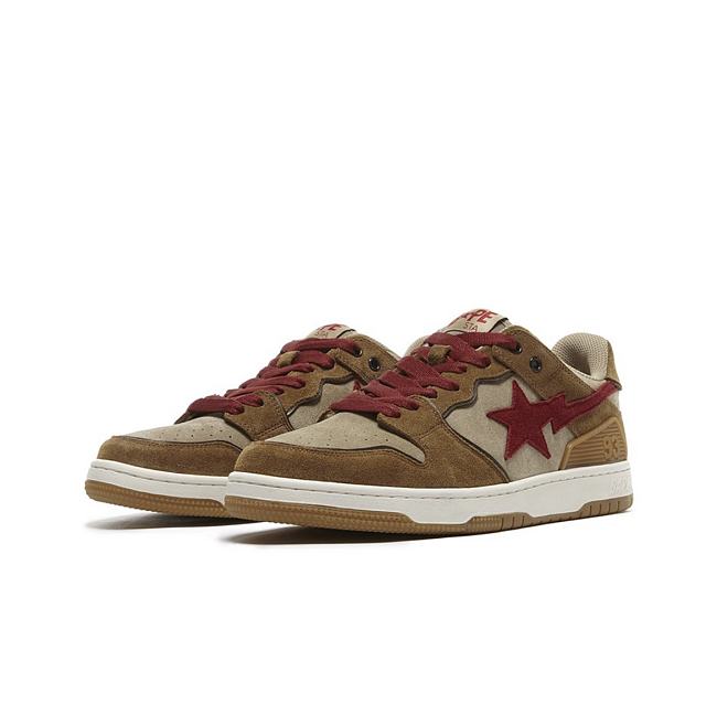 A Bathing Ape Sk8 Sta Wheat Red - 1