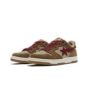 A Bathing Ape Sk8 Sta Wheat Red - 1