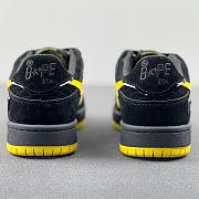 A Bathing Ape Sk8 Sta Black Electric Yellow - 3