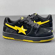 A Bathing Ape Sk8 Sta Black Electric Yellow - 2