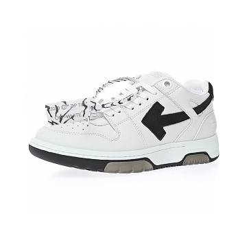 OFF-WHITE Out Of Office OOO 30 MM Low Tops Black White Blue -  OMIA189C99LEA0010110