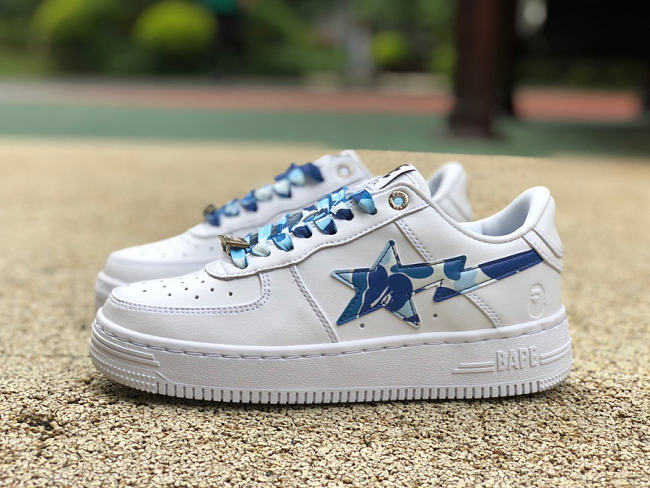 A Bathing Ape Bape SK8 Blue  - 1