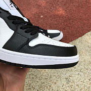 Air Jordan 1 Low Revisits The “Homage” Colorblocking In Black And White - 3