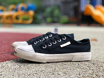 PARIS TRAINERS BLUE BLACK
