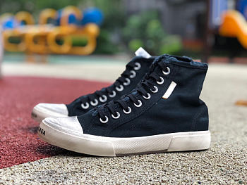PARIS TRAINERS HIGH BLACK