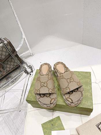 Women's platform slide sandal 05