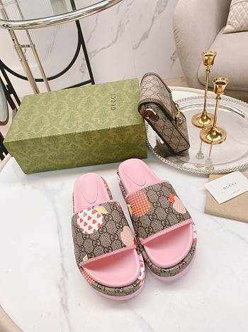 Women's platform slide sandal 07