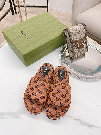 Women's platform slide sandal 10