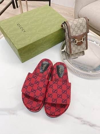 Women's platform slide sandal 15