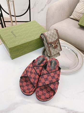 Women's platform slide sandal 22