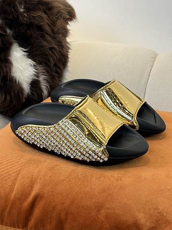 Balmain B-It-Puffy Slip-On Quilted Slides