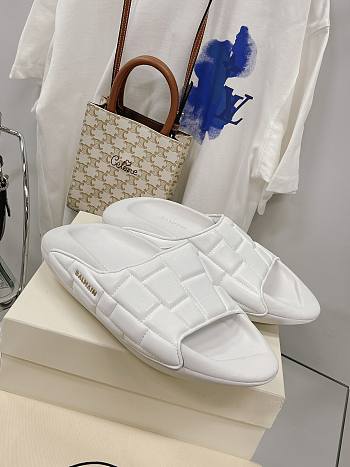 Balmain B-It-Puffy Slip-On Quilted Slides 04