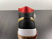 Jordan 1 Mid XQ White Black Sport Red  DV0576-176 - 5