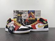 Jordan 1 Mid XQ White Black Sport Red  DV0576-176 - 4