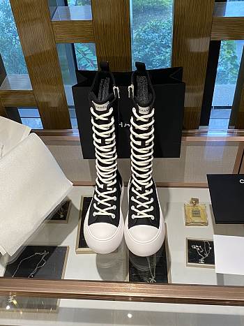 Chanel sneaker high boots 03
