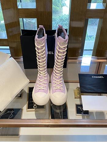 Chanel sneaker high boots 06