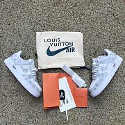 Giày Louis Vuitton x Nike Air Force 1 Low By Virgil Abloh ‘Grey’ - 6