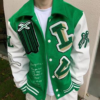 LV VARSITY LEATHER JACKET