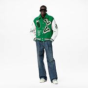 LV VARSITY LEATHER JACKET - 5