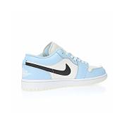 Air Jordan 1 Low Ice Blue Black (GS) - 554723-401 - 4