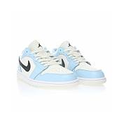Air Jordan 1 Low Ice Blue Black (GS) - 554723-401 - 5