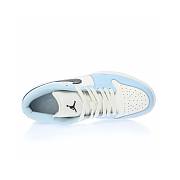 Air Jordan 1 Low Ice Blue Black (GS) - 554723-401 - 6