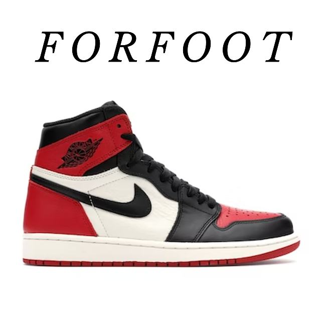 Air Jordan 1 Retro High Bred Toe - 555088-610  - 1