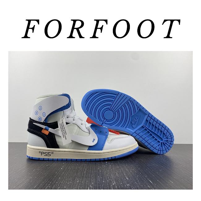 Air Jordan 1 XOFF-WHITE NRG PS5 AQ0818-168 - 1