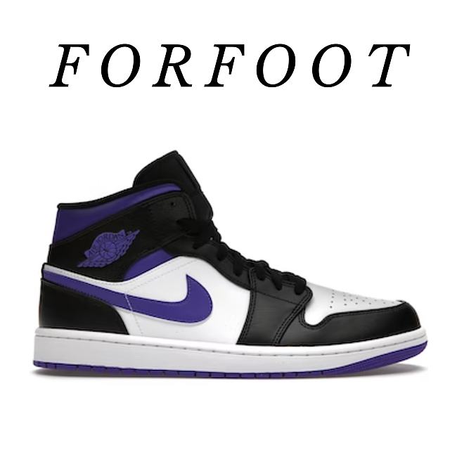 Air Jordan 1 Mid Dark Iris 554724-095 - 1