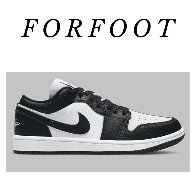 Air Jordan 1 Low Revisits The “Homage” Colorblocking In Black And White - 1