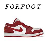Jordan 1 Low Cardinal Red 553558-607 - 1