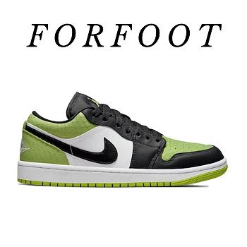 Jordan 1 Low Snakeskin Vivid Green (W) DX4446-301